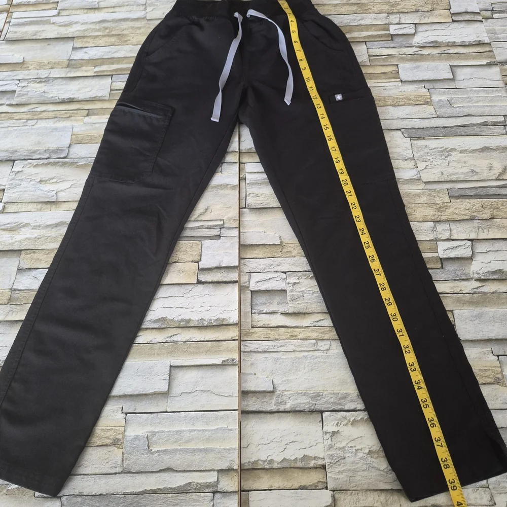 ​FIGS HW Yola High Waisted Cargo Scrub Pants Women's Black XS Regular - Picture 4 of 13